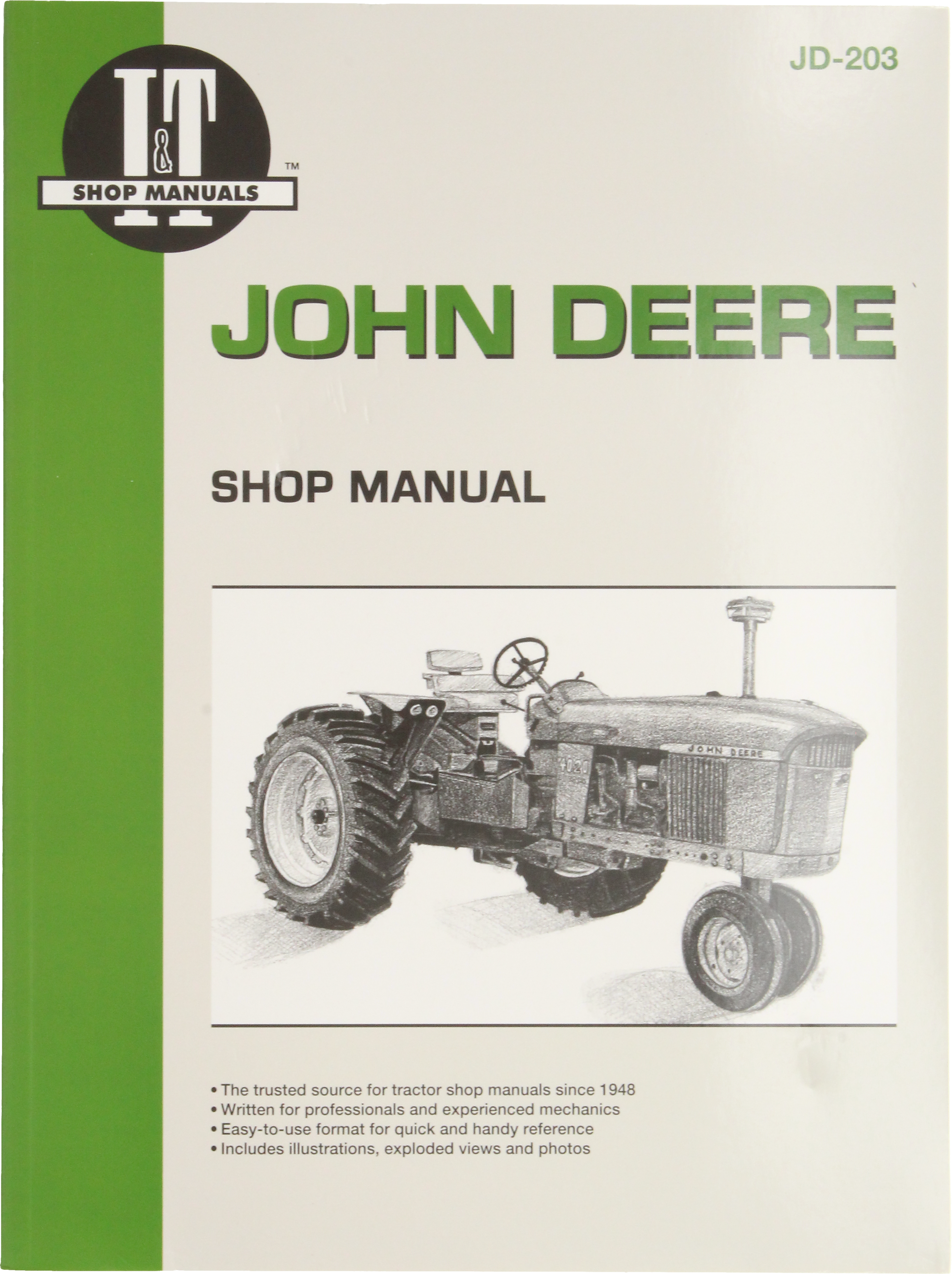 Parts Manual Fits John Deere Tractor 4020
